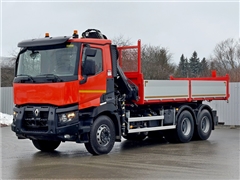 Renault C 430  WYWROTKA 5,60m  HIAB 144 BS - 3 H