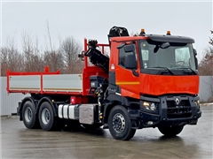 Renault C 430  WYWROTKA 5,60m  HIAB 144 BS - 3 H
