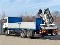 MAN TGA 26.390  Skrzynia 7,00 m + TEREX ATLAS 165