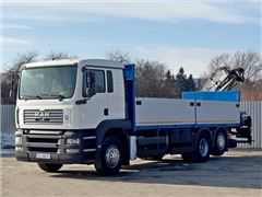 MAN TGA 26.390  Skrzynia 7,00 m + TEREX ATLAS 165