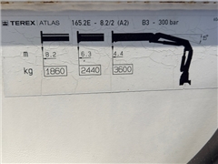 MAN TGA 26.390  Skrzynia 7,00 m + TEREX ATLAS 165