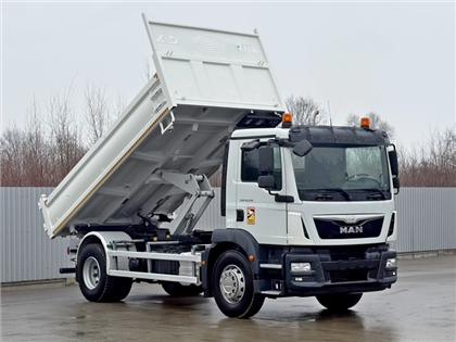 MAN TGM 18.290  WYWROTKA 4,65 m  STAN BDB