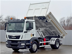MAN TGM 18.290  WYWROTKA 4,65 m  STAN BDB