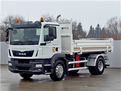 MAN TGM 18.290  WYWROTKA 4,65 m  STAN BDB