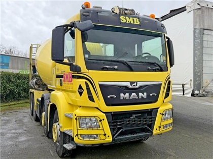 MAN TGS 32.420  BETONOMIESZARKA + TAŚMA / PODAJNI