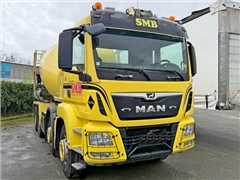 MAN TGS 32.420  BETONOMIESZARKA + TAŚMA / PODAJNI