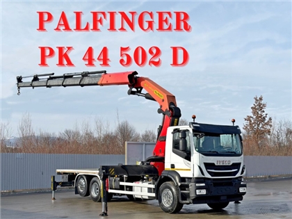 IVECO STRALIS 460  PALFINGER PK 44 502 D + PILOT