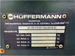 Przyczepa do przewozu kontenerów Hüffermann HSA 18