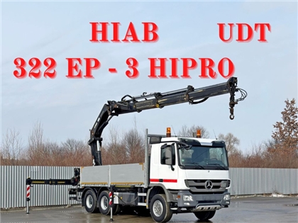 Actros 2641  SKRZYNIA 5,25 m + HIAB 322 EP - 3 HI