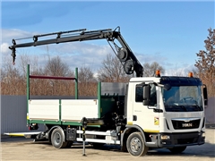 MAN TGL 12.220  SKRZYNIA 4,50 m + HIAB 066 D - 3