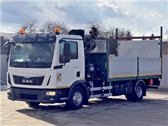MAN TGL 12.220  SKRZYNIA 4,50 m + HIAB 066 D - 3