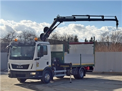 MAN TGL 12.220  SKRZYNIA 4,50 m + HIAB 066 D - 3