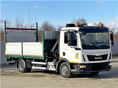 MAN TGL 12.220  SKRZYNIA 4,50 m + HIAB 066 D - 3